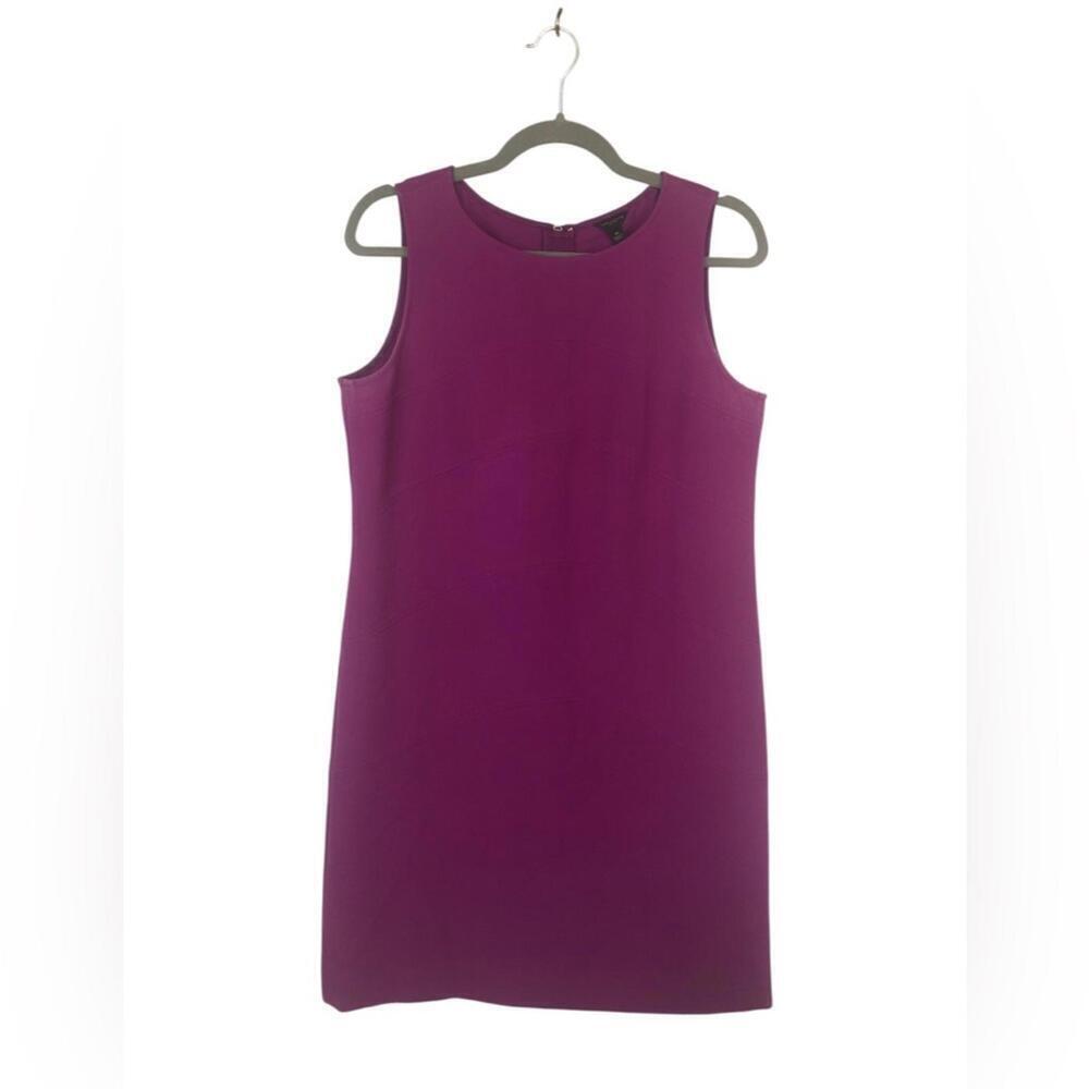 Ann Taylor Elegant Purple Sleeveless Dress